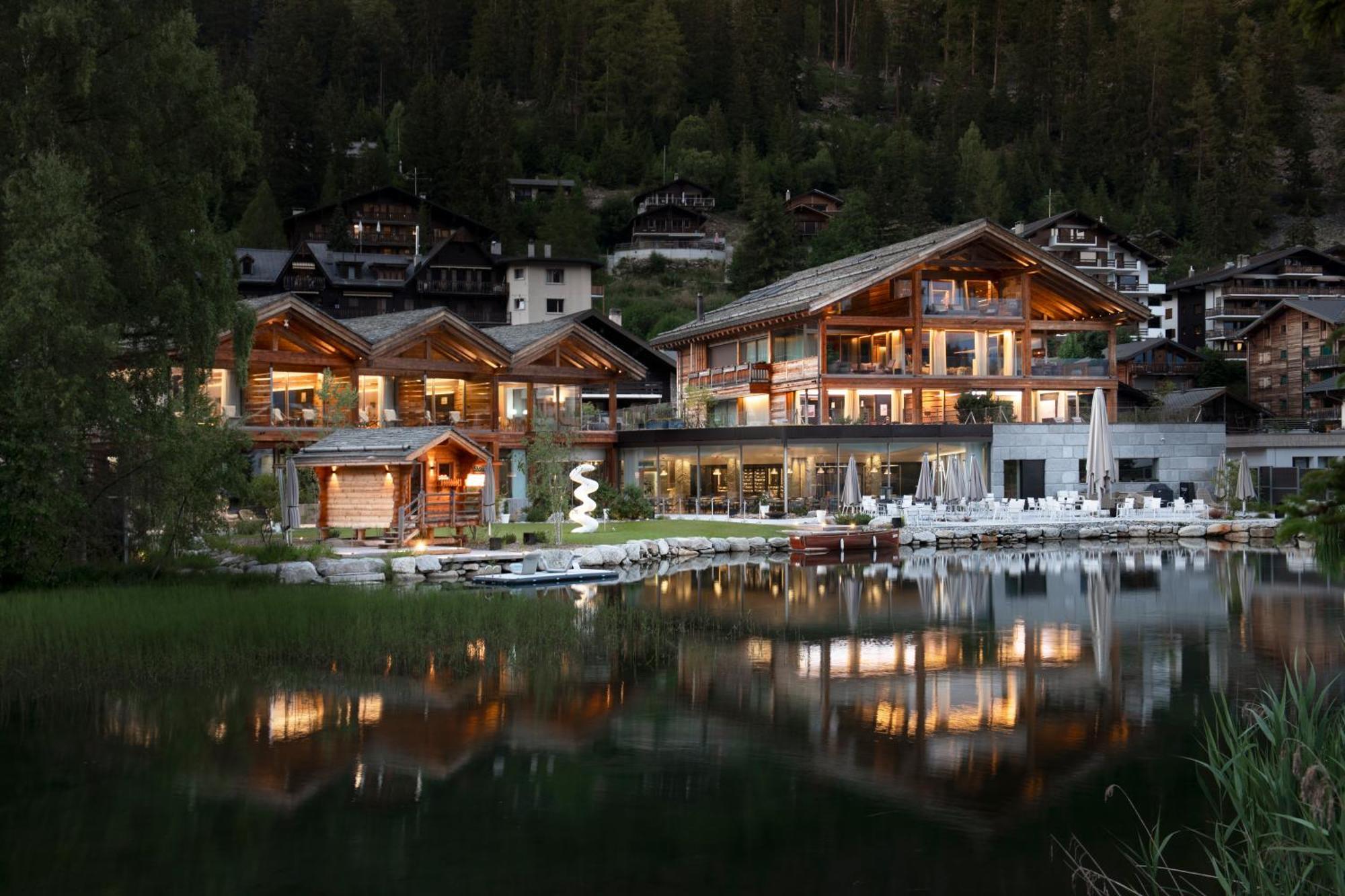 Hotel Au Club Alpin Champex-Lac Zewnętrze zdjęcie